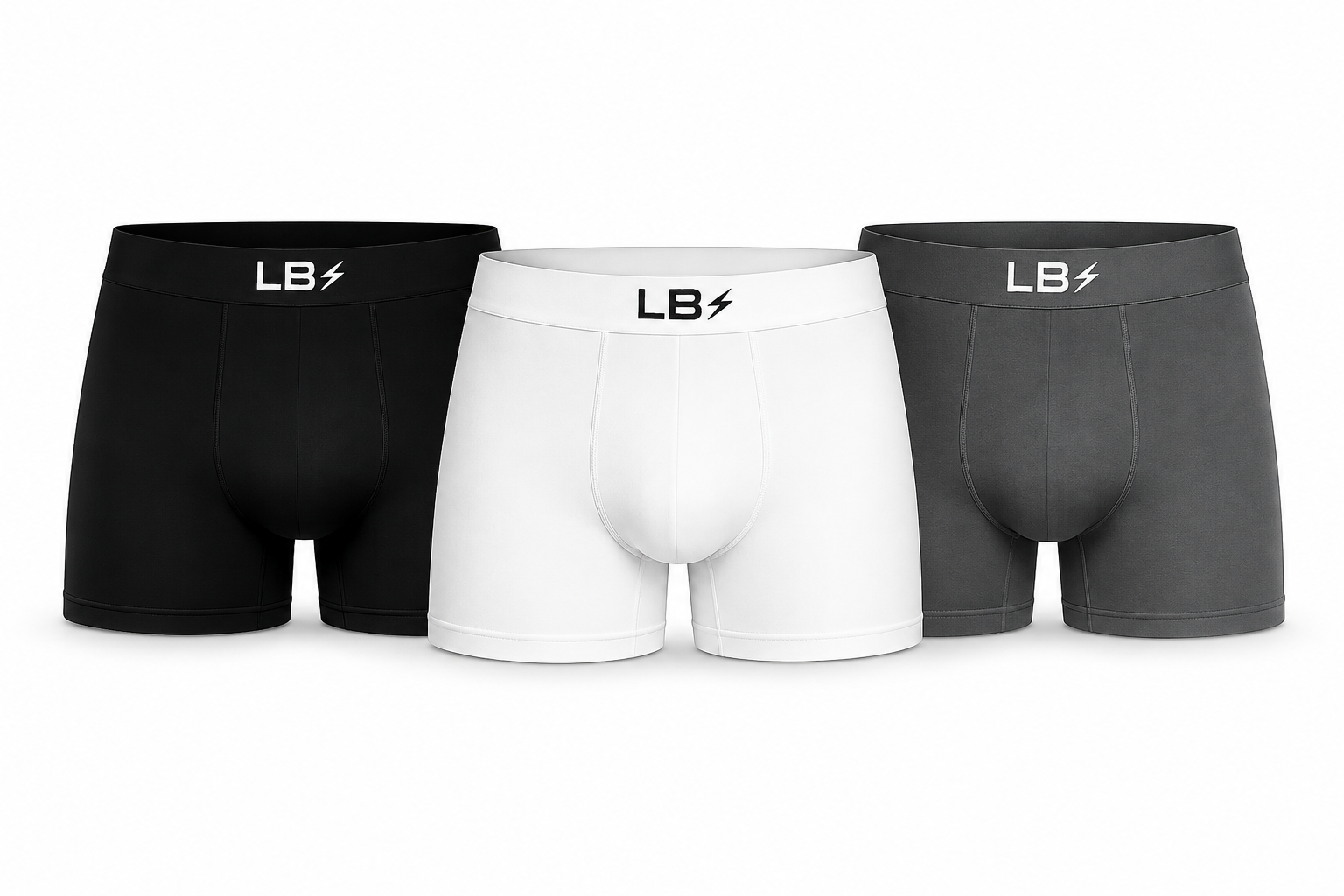 Kit 3 Cuecas Boxer LBS Men - Imagem 2