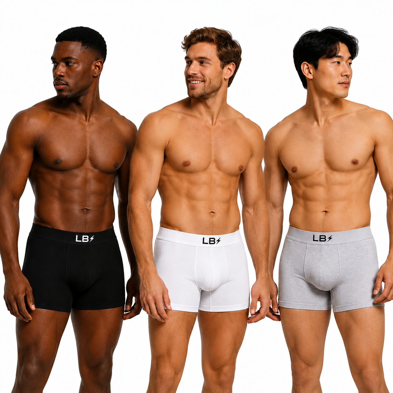 Kit 3 Cuecas Boxer LBS Men - Imagem 8