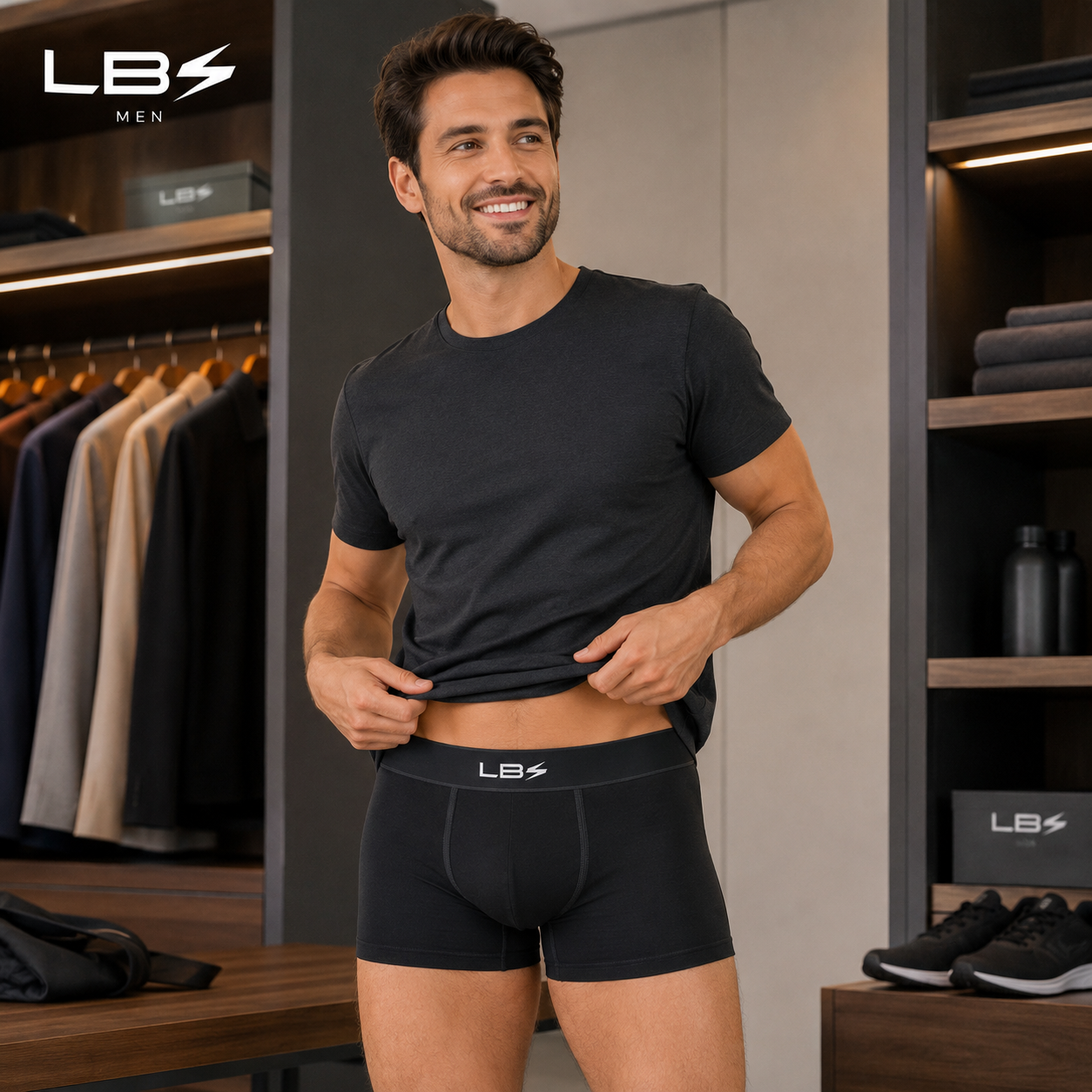 Kit 3 Cuecas Boxer LBS Men - Imagem 7