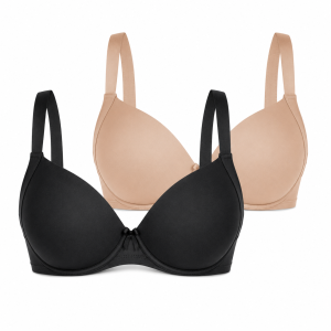 Kit 2 Sutiãs Plus Size Alongado Microfibra