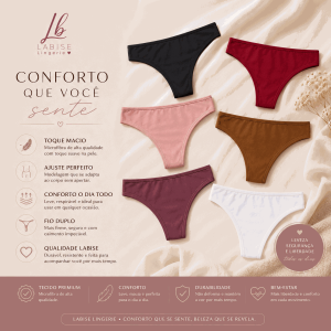 Kit Calcinhas Fio Duplo Cores Variadas - Imagem 11